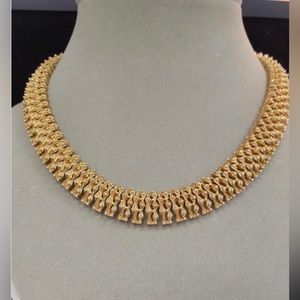 Coro Gold Tone Necklace - Signed